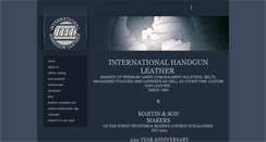 Desktop Screenshot of internationalhandgunleather.com