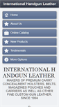 Mobile Screenshot of internationalhandgunleather.com