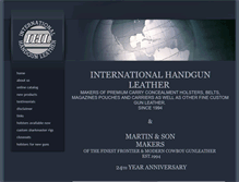 Tablet Screenshot of internationalhandgunleather.com